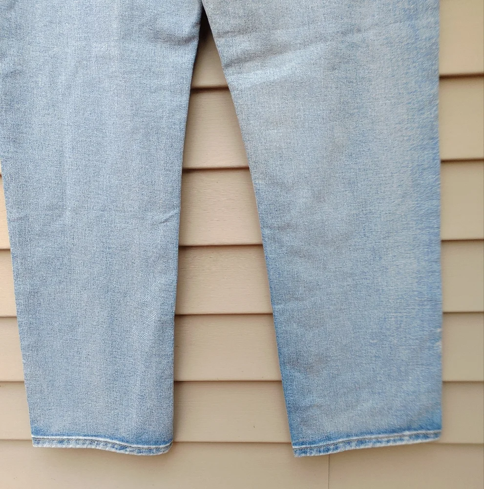 Light Wash Plus Blue Jeans Boyfriend 90s Fashion